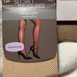 Secret Treasures Nude Fishnet Tights